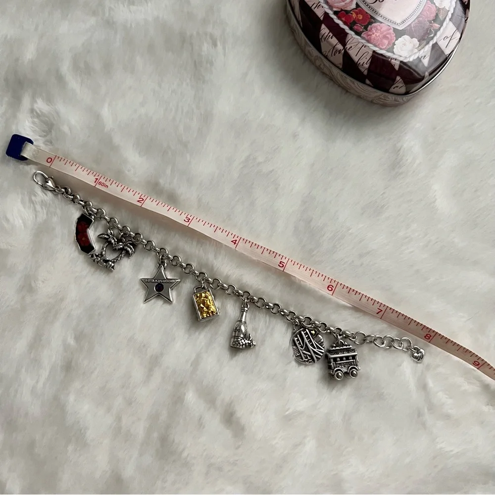 Limited Edition Brighton California Collectable Charm Bracelet - Picture 7 of 11